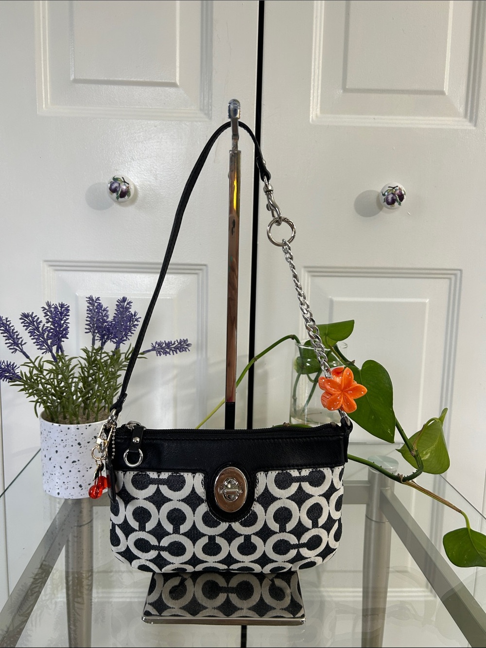 Coach Vintage Signature Pattern Mini Bag - Picture 2 of 11